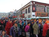Les rues du vieux Lhassa (Tibet), le 17 novembre 2010