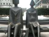Petit moment de pause dans l'effervescence de la City ( London).