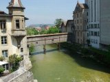 Pont des anciens moulins d'Orbe, Orbe, Suisse
