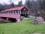Ancien pont couvert au pays des Amishes (Pennsylvanie)