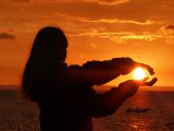 L'inspiration d'un coucher de soleil...