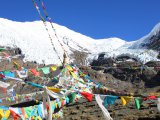 A 5100m au pied du KAROLA GLACIER au TIBET
