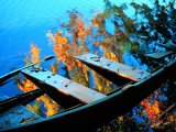Reflet d'automne dans le Jura.