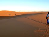 Lever de soleil sur les dunes de Merzouga  (Maroc) (6 mars 2013)