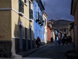 Ruelles de Potosi. Bolivie. 
Quelques minutes avant un orage.