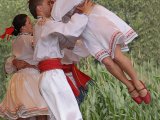 Danseurs du groupe Yunist Podillya de Khmelinitsky (Ukraine).