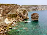 Les falaises blanches de Bonifacio.